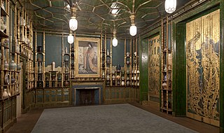 <i>The Peacock Room</i> Interior decorated by James McNeill Whistler and Thomas Jeckyll