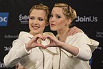 Thumbnail for File:The Tolmachevy Sisters, ESC2014 Meet &amp; Greet 29 (crop).jpg