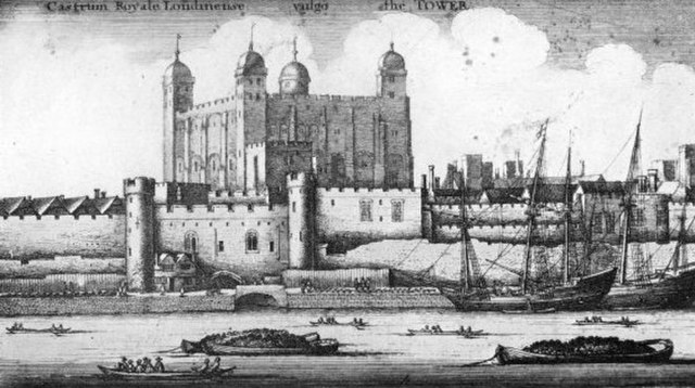 The Tower of London in 1647