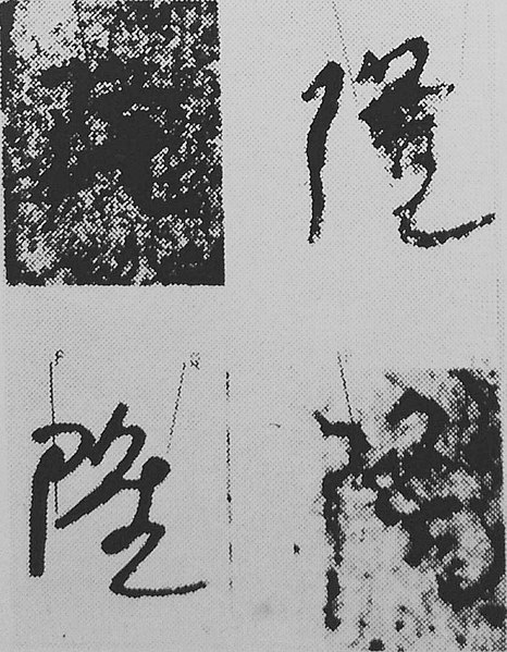 File:The comparison of 「隆」.jpg