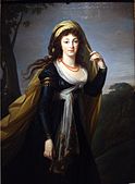 Retrato de Theresa, Countess Kinsky. Óleo sobre tela, 1793