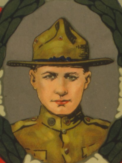 File:Thomas Enright from 1917 poster - "The first three!" Give till it hurts - they gave till they died LCCN00652854 (cropped).tif