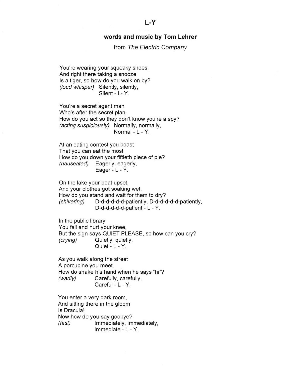 File:Tom Lehrer lyrics, It Makes a Fellow Proud to Be a Soldier.pdf -  Wikimedia Commons