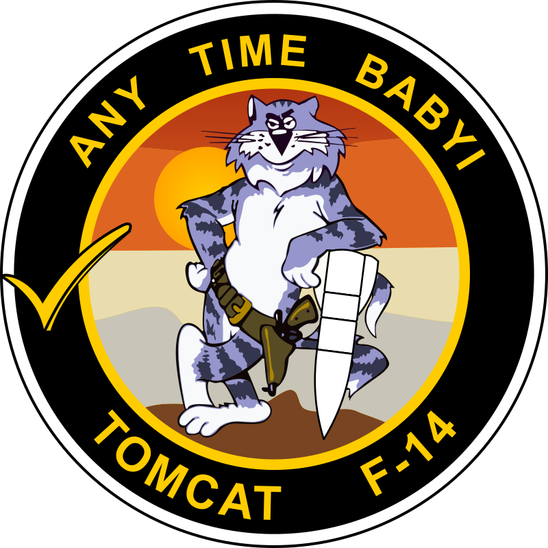 پرونده:Tomcat F-14 Badge.svg - ویکی‌پدیا، دانشنامهٔ آزاد.