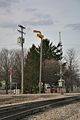 Tornado siren, Pesotum, Illinois, USA