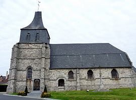 A igreja em Tourville-sur-Arques