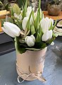 White tulips present
