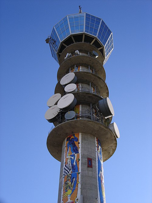 Broadcasting tower in Trondheim, Norway