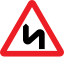 UK traffic sign 513 (left).svg