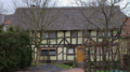 English: Half-timbered building (Backhaus) in Ulrichstein, Koeltzenhain Zum Petersberg 7, Hesse, Germany {{Kulturdenkmal Hessen}