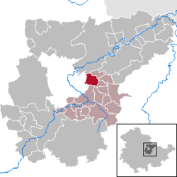 Umpferstedt - Carte