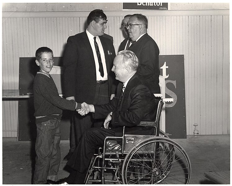 File:Unidentified boy and men with Mayor John F. Collins (11191724323).jpg