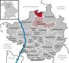 Lage der Gemeinde Unterleinleiter im Landkreis Forchheim