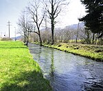 Sennhof spinning mill, underwater canal