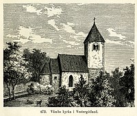 Våmb church in Västergötland (page 408).