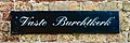 Naambord van de Vaste Burchtkerk (Wijckel)