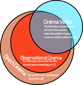 Cinéma vérité style of documentary filmmaking