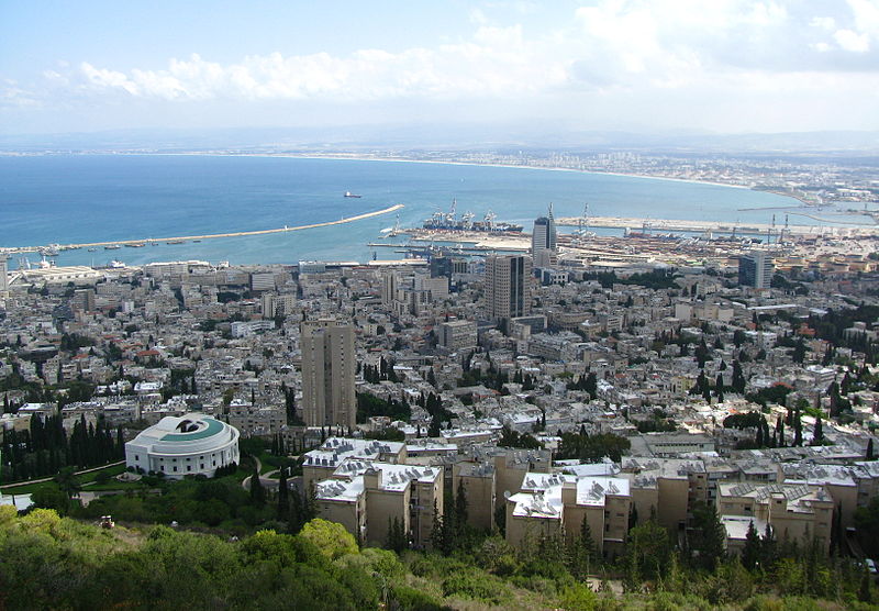 File:View of Haifa downtown and bay.JPG