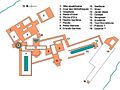 Approximative map of Hadrian's Villa