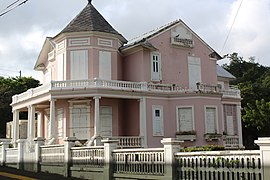 Historic Victorian house at the western end (2023)