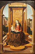 Vergine col Bambino di Pietro Romano.