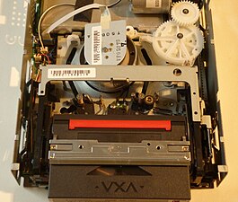 VXA-1 tape drive with tape inserted