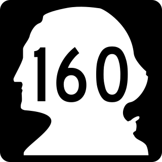 <span class="mw-page-title-main">Washington State Route 160</span> State highway in Washington, United States