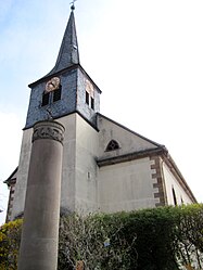 Façade occidentale avec le clocher