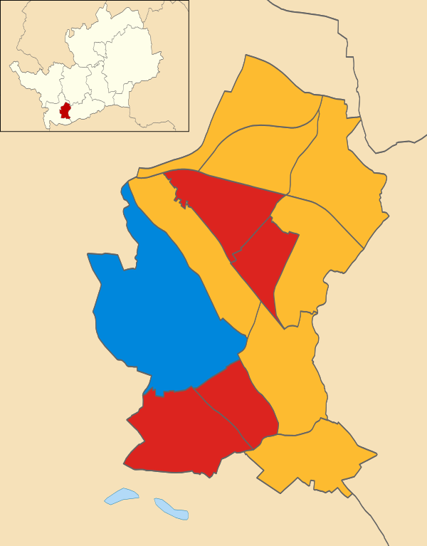 2014 local election results in Watford