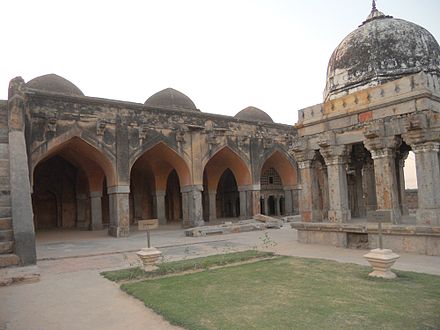 Wazirabad mosque, near Delhi, was built during Firoz Shah Tughlaq reign.