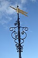 Weather vane atop the tower of the church of St Michael at the North Gate in Oxford, Oxfordshire.