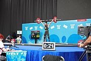 Deutsch: Gewichtheben bei den Olympischen Jugendspielen 2018; Tag 1, 7. Oktober 2018; Jungen 56 kg English: Weightlifting at the 2018 Summer Youth Olympics at 7 October 2018 – Boys' 56 kg