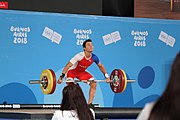 Deutsch: Gewichtheben bei den Olympischen Jugendspielen 2018; Tag 2, 10. Oktober 2018; Jungen 62 kg English: Weightlifting at the 2018 Summer Youth Olympics at 8 October 2018 – Boys' 62 kg