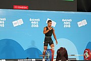 Deutsch: Gewichtheben bei den Olympischen Jugendspielen 2018; Tag 2, 10. Oktober 2018; Jungen 62 kg English: Weightlifting at the 2018 Summer Youth Olympics at 8 October 2018 – Boys' 62 kg