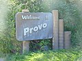Welcome to Provo sign on SR-265, Provo, Utah, Jul 16.jpg