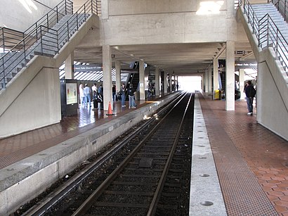 Cómo llegar a West Falls Church Metro en transporte público - Sobre el lugar