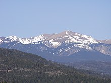 Wheeler Peak, the highest point in the State of New Mexico Wheeler Peak 2006.jpg