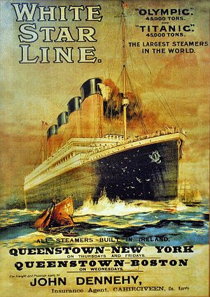 White Star Line: Storia, Navi più celebri della White Star Line, Voci correlate