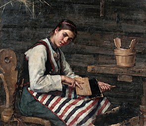 Karstaava tyttö, 1883