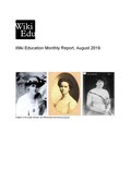 Thumbnail for File:Wiki Education Monthly Report, August 2019.pdf