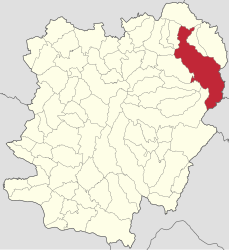 Zăvoi – Mappa