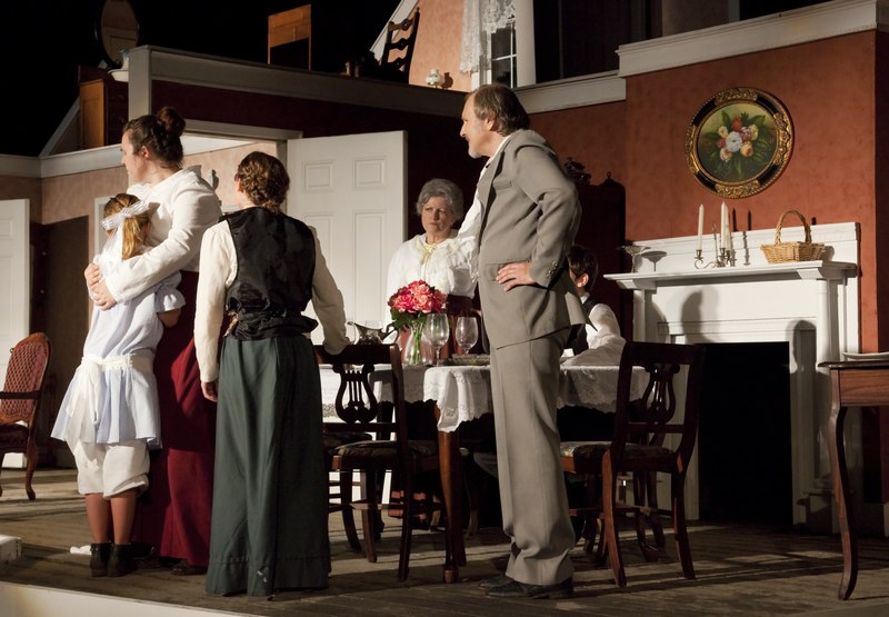 File:"The Miracle Worker" play that is actually performed in the back yard of Ivy Green, the home in Tuscumbia, Alabama, where Helen Keller grew up and was born in 1880 LCCN2010640376.tif