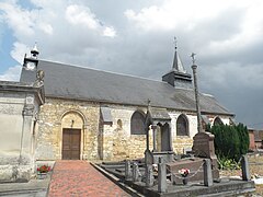 L'église Saint-Laurent.