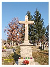 Оновлений та освячений хрест на сільському кладовищі поблизу церкви. (2018 р.) // (фото з архіву Фатула Романа Михайловича)