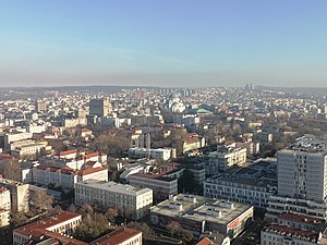 Свјетлопис Биограда са највише зграде Скајлајна10.jpg