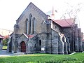 Front view of the church