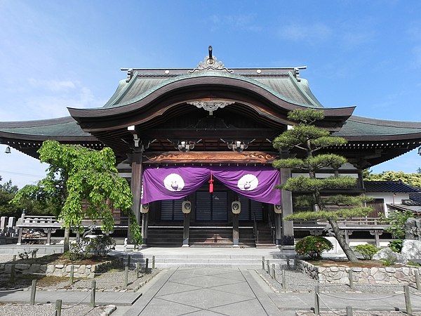 The main hall of Itokuji Temple, Niigata, Japan