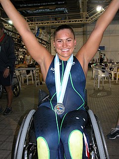 Marayke Jonkers Australian Paralympic swimmer and paratriathlon competitor