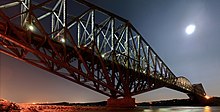 125 - Québec - Pont de Québec de nuit - September 2009.jpg