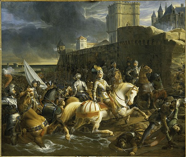 The Siege of Calais, 9 January 1558, by François-Édouard Picot, 1838.